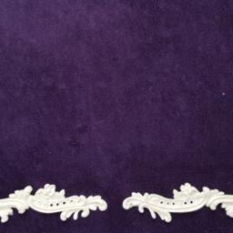 Pair Gilt Or White French Style Decorative Wall Furniture Moulding Pediment Plastic Decoration - thumbnail 3