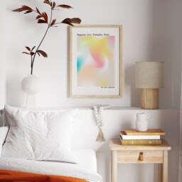 Aura Energy Colours Print - Spiritual Energy, Tranquil Modern Abstract, Gradient Artwork, Manifestation, Ethereal Print, Home Wall Art - thumbnail 3