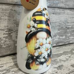 Gonk Vase - Decouoaged, Gifts, Plant Pots - thumbnail 3