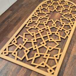 Geometric Arabic Arch Wall Decor Laser Cut Mdf Panel 002 - thumbnail 2