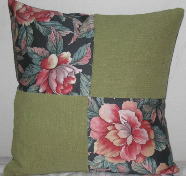 Big Beautiful Floral Print Decorative & Chartreuse Pillow Cover - 18 - image 1