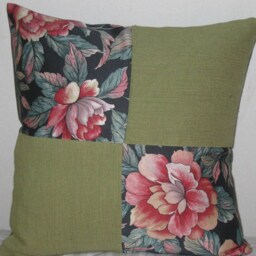 Big Beautiful Floral Print Decorative & Chartreuse Pillow Cover - 18 - thumbnail 2