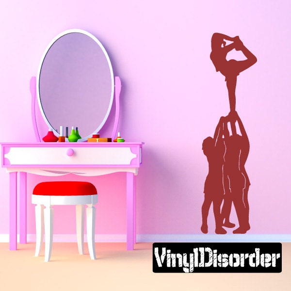 Cheer Tower Vinyl Wall Decal Or Car Sticker - Cheerst007Et - image 1