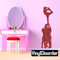 Cheer Tower Vinyl Wall Decal Or Car Sticker - Cheerst007Et - thumbnail 1
