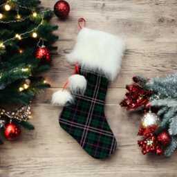 Scottish National Tartan Christmas Stocking