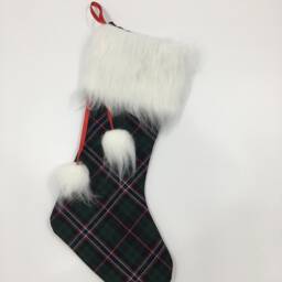 Scottish National Tartan Christmas Stocking - thumbnail 3