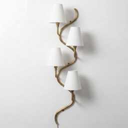 Vertical Wall Sconce Luxury Antique Brass , Modern Lighting Fixture, Nordic Lamp For Interior Decor, Dining Area & Hotel Style Spaces - thumbnail 2