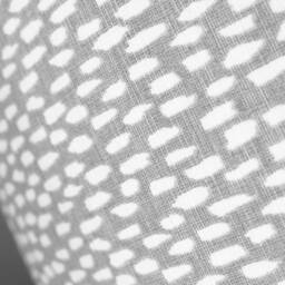 Grey & White Dash Pattern Lampshade With Gold Silver Or Lining, Ceiling Lamp Base, 20cm To 50cm ??, Handmade By Vivid Shades - thumbnail 3