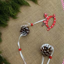 Rustic Christmas Tree Skirt Burlap Decor Decoration Farmhouse Style - thumbnail 3