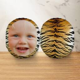 Tiger Print - Mush Cush??? Face Cushion Novelty Gift Funny - thumbnail 3
