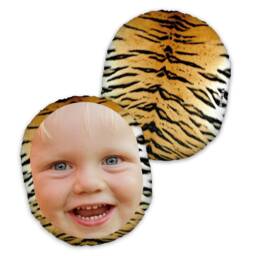 Tiger Print - Mush Cush??? Face Cushion Novelty Gift Funny - thumbnail 1