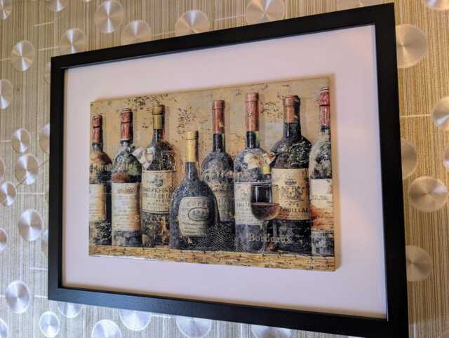 "Wine Bar Ceramic Wall Art Tile, 8"" By 12" - image 1