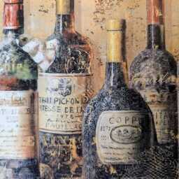 "Wine Bar Ceramic Wall Art Tile, 8"" By 12" - thumbnail 3
