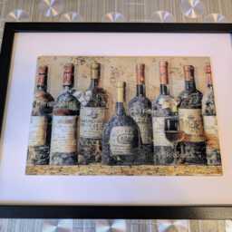 "Wine Bar Ceramic Wall Art Tile, 8"" By 12" - thumbnail 4