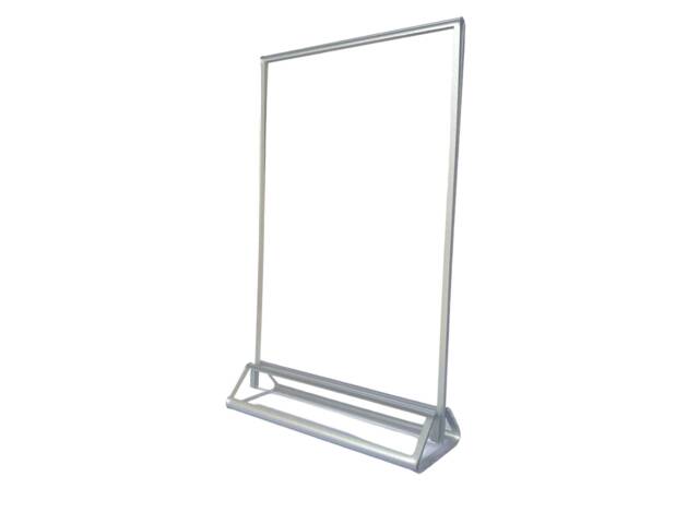 Silver Acrylic Table Frame - Portrait A4, A5, A6 Wedding Numbers, Photo Display - image 1