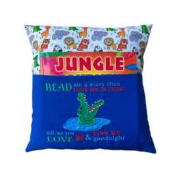 Crocodile Reading Pillow/Book Cushion - thumbnail 4
