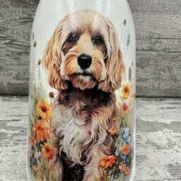 Cockapoo Vase, Tan Cockapoo, Cockapoo Gifts, Decor - thumbnail 2