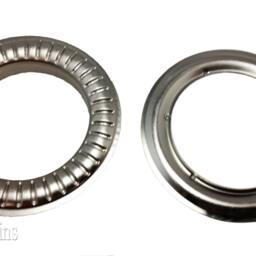 Large Nickel Quality Metal Curtain Drapery #12 Hardware 1-9/16 - thumbnail 2