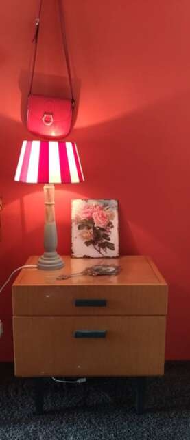 Handcrafted Wooden Quirky Lamp Shades Pair - image 1