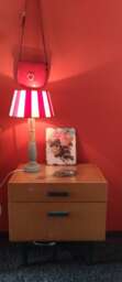 Handcrafted Wooden Quirky Lamp Shades Pair