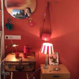 Handcrafted Wooden Quirky Lamp Shades Pair - thumbnail 2