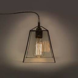 Handmade Industrial Pendant Lamp Clear Glass Edison Bulb Lighting - thumbnail 1