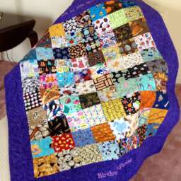 "Personalized I Spy Pieced Throw Quilt, ~40"" X 51"