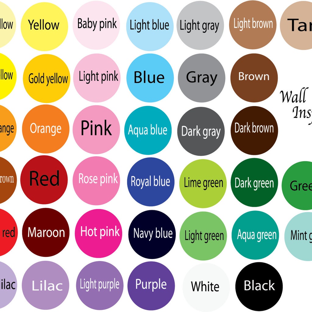 Nursery Wall Decals/Peace Signs Vinyl Decal Set Of Girls Room by