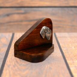Black Russian Terrier - Wooden Candlestick With Dog, Souvenir, Decoration, Limited Edition, Collection - thumbnail 3