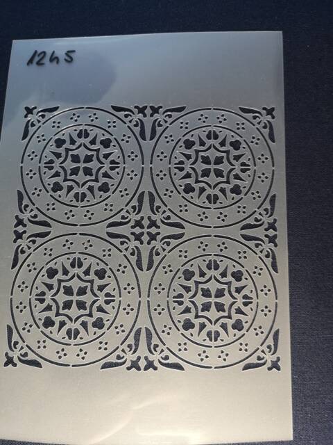 Tile Stencil, Flexible, Reusable, 125Micron, Wall Decor, Home Decor, Furniture Painting, Card Making, Craft Stencil From Bitofeverythingbyb