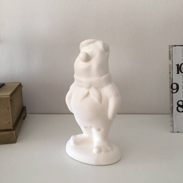 Fred Flintstone, Ready To Paint, Ceramic Bisque, Fred, Flintstone Figurine, Gift Idea, Home Decor, For Kids, Cartoon Character - image 1