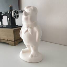 Fred Flintstone, Ready To Paint, Ceramic Bisque, Fred, Flintstone Figurine, Gift Idea, Home Decor, For Kids, Cartoon Character - thumbnail 4