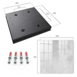 Gray Texture Key Cabinet For Home, Box Minimalist Textures, Lovers Of Modern Interiors - thumbnail 4