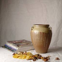 Wabi-Sabi Terra Melt Pot Earthy Elegance Vase - thumbnail 2