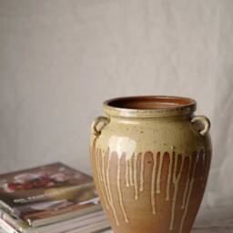Wabi-Sabi Terra Melt Pot Earthy Elegance Vase - thumbnail 3
