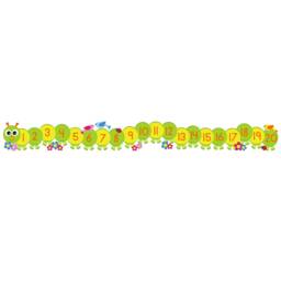 Caterpillar Number Line Wall Sticker, Decal - thumbnail 2