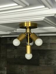 Aphrodite Modern 4 Light Mid Century Semi Flush - thumbnail 1