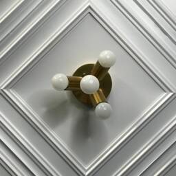 Aphrodite Modern 4 Light Mid Century Semi Flush - thumbnail 3