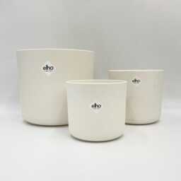 Elho B.for Soft, White Plant Pots in Multiple Sizes, Eco-Friendly, Plastic - thumbnail 2