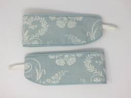 Laura Ashley Josette Duck Egg Blue Handmade Pair Of Curtain Tie Backs Piped - thumbnail 1