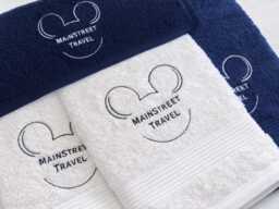 Personalised Towel With Business Logo, Name Embroidery, Custom Logo On Towel, Egyptian Cotton