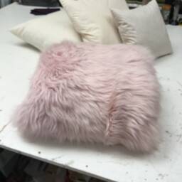Sheepskin , Interior Decor Accessories Fur Cushions Fluffy Cushion, Hygge, Decoative Pillow, Scatter Cushion - thumbnail 4