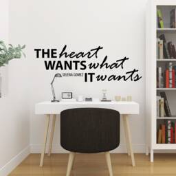 Selena Gomez Heart Inspirational Motivational Wall Decal Quote Art Inspired Focus Positive Home Room Decor Encouragement 42x15 In - thumbnail 3
