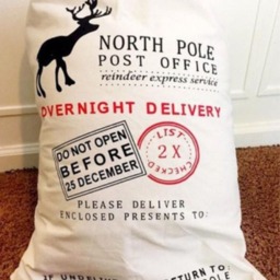 Personalised Santa Sack/stocking Father Christmas Xmas Bag 50X70cm - thumbnail 2