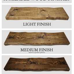 Rustic Wooden Beam Chandelier - Industrial Ceiling Light For Kitchen Island & Dining Table - thumbnail 4