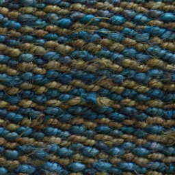 Handmade Jute Hemp Rug, Traditional Indian Dhurrie, 4'x6' - thumbnail 3