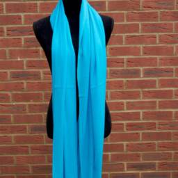 Turquoise Shawl Wrap Scarf Handmade Soft Warm Blanket Oversized Scarves Himalayas Travel - thumbnail 3