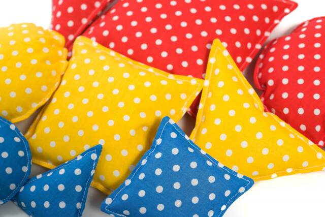 Montessori Sensory Bean Bags, Shape Sorting Learning Toy - image 1