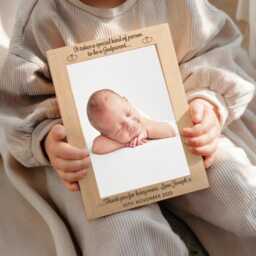 Godparents Photo Frame Gift - Godparent Christening/Baptism With Personalised Engraving, Various Sizes & Colour - thumbnail 2