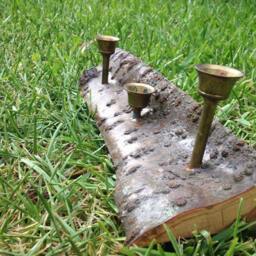 Rustic Taper Candle Holder - thumbnail 4